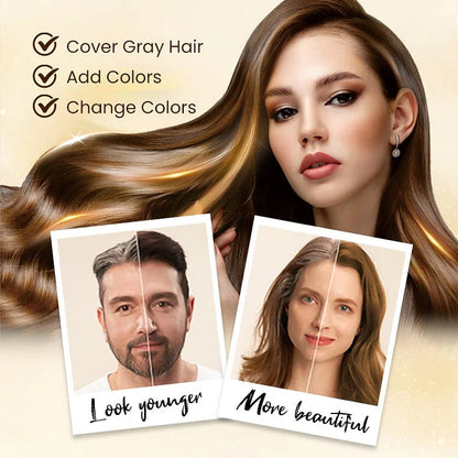 Long Lasting Natural Hair Dye Shampoo buy 1 get 2 free