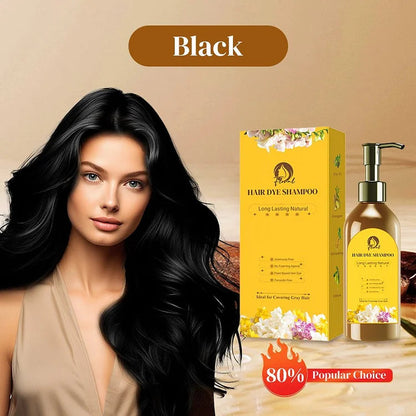 Long Lasting Natural Hair Dye Shampoo buy 1 get 2 free
