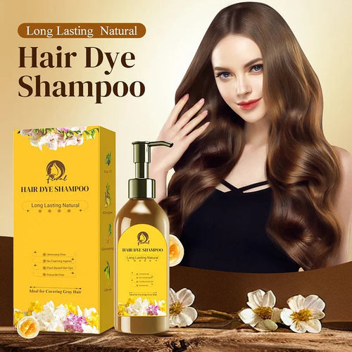 Long Lasting Natural Hair Dye Shampoo buy 1 get 2 free