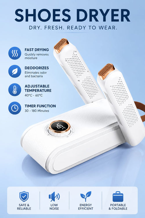 Multi-function Slippers Sock Shoe Heated Dryer Foldable Electric