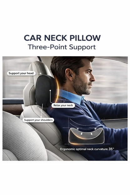 Car Neck Pillow – Premium Memory Foam for Ultimate Neck Pain Relief