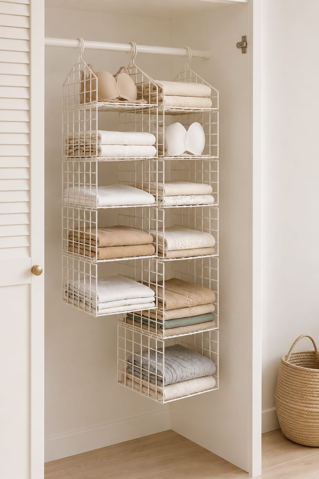 5 Layer Folding Clothes Storage Racks