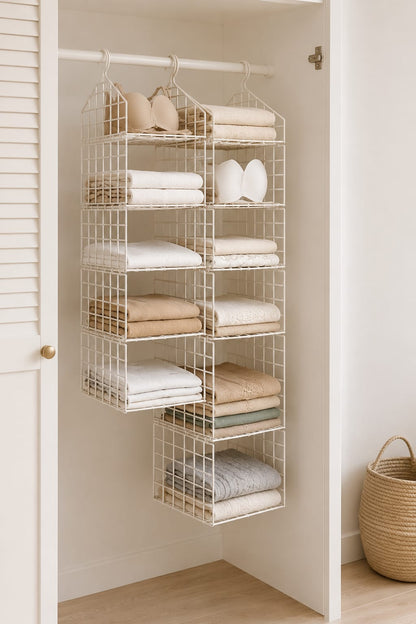 5 Layer Folding Clothes Storage Racks