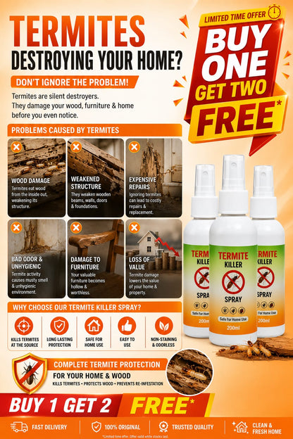Termite Killer Spray Buy one GET Two Free