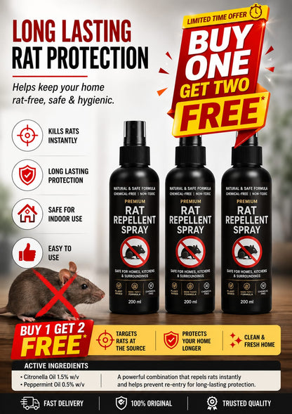 Rat Repellent Spray buy 1 get 2 free