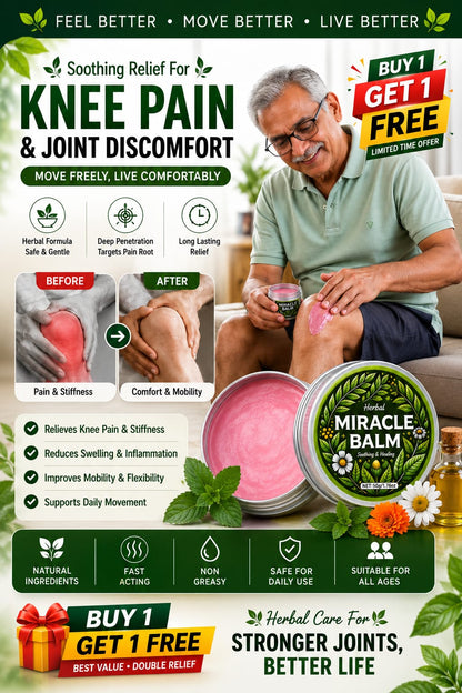 Herbal Miracle Balm for Pain Relief (Pack of 2)