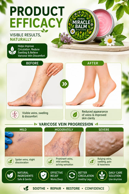 Herbal Miracle Balm for Pain Relief (Pack of 2)