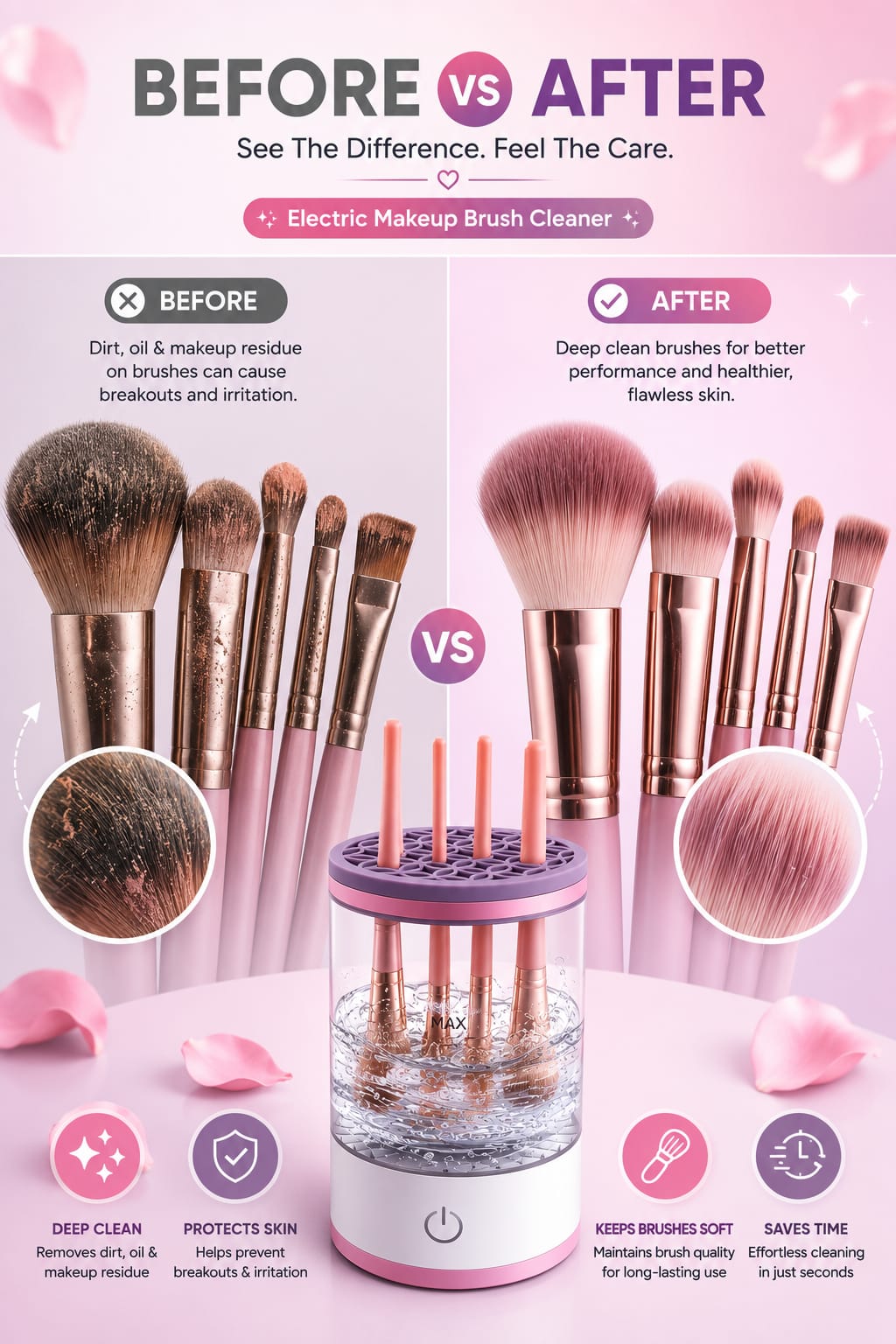Electric Makeup Brush Cleaner