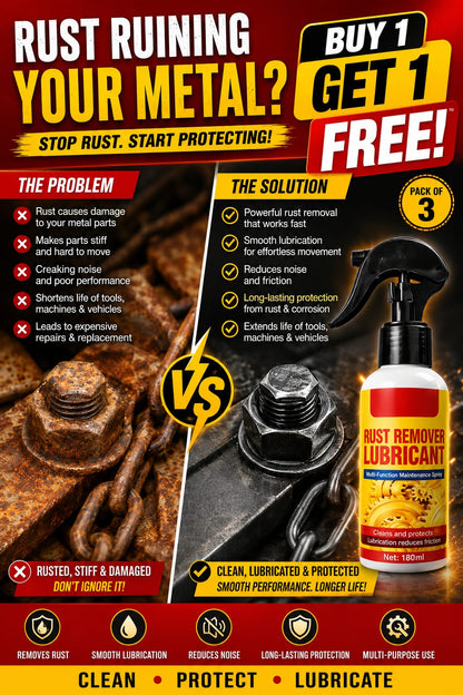 Rust Remover Spray 200ml for Iron, Steel & Metal - buy 1 get 1 free