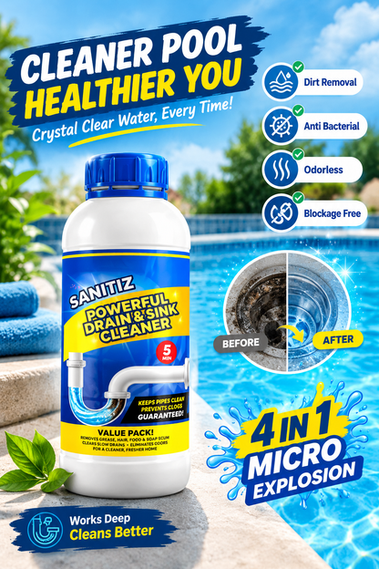 Powerful Sink & Drain Cleaner - Buy 1 Get 3 Free.